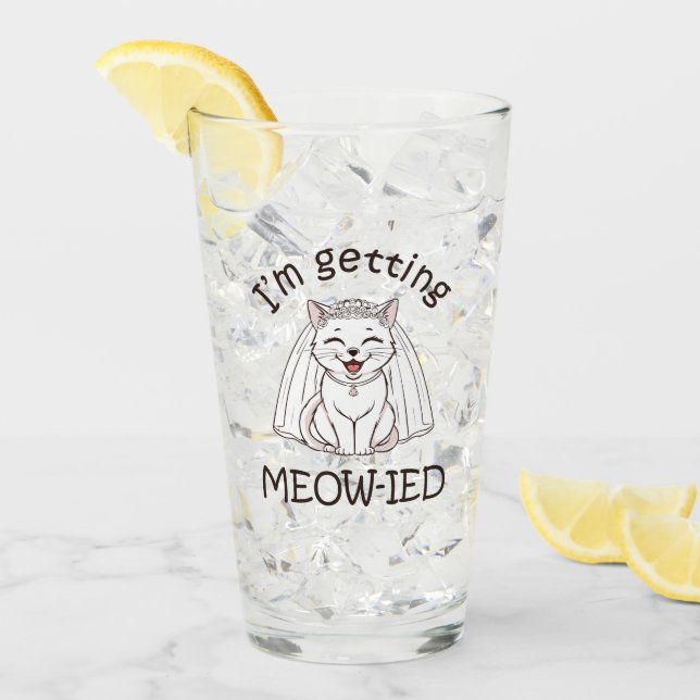 Ich werde Mieze-lisiert! Glas (Vorderseite Ice)
