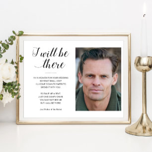 Ich werde mit dem Foto-Memorial-Stuhl bei der Hoch Poster