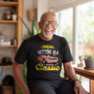 Ich werde nicht alt, um ein klassisches Jahrgangsa T-Shirt