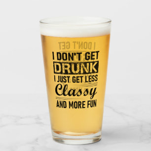 Ich werde nicht betrunken, ich werde einfach wenig glas