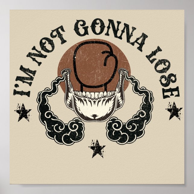 Ich werde nicht das Design von Posters & Prints ve Poster (Vorne)
