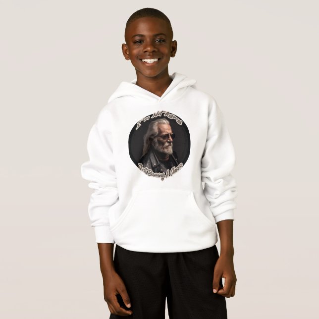 Ich werde nicht einfach nur ein Klassiker Hoodie (Vorne ganz)