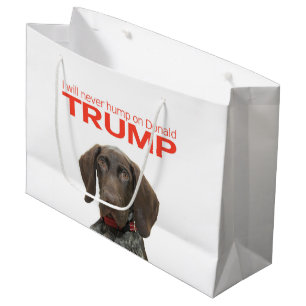 Ich werde nie auf Donald Trump herumhüpfen! Große Geschenktüte
