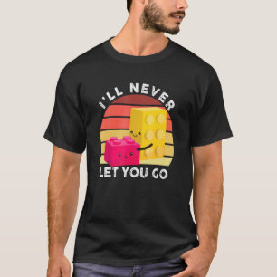 Ich werde nie Gelassen, Sie gehen Gebäude Blocks M T-Shirt