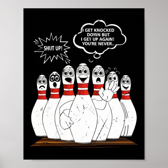 Ich werde niedergeklopft, aber ich stehe wieder au poster (Vorne)