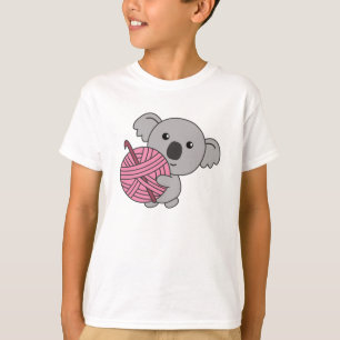 Ich werde Niedlich Koala mit Wolle kreuzen T-Shirt