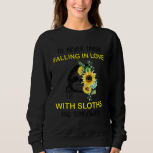 Ich werde niemals mit dem Absinken in Liebe mit Sl Sweatshirt