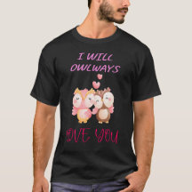 Ich werde Owlways Liebe Sie Valentinstag Paar