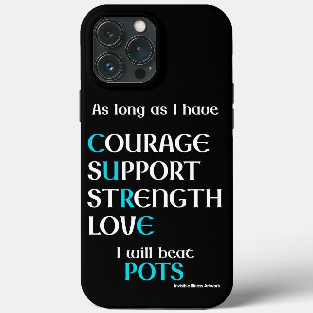 Ich werde ... POTS schlagen Case-Mate iPhone Hülle (Rückseite)