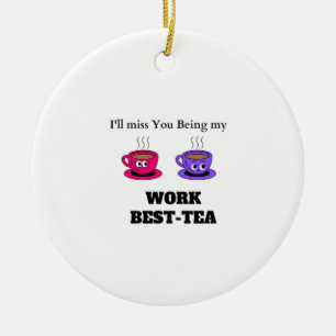Ich werde Sie verpassen, mein Untersetzer zum best Keramik Ornament