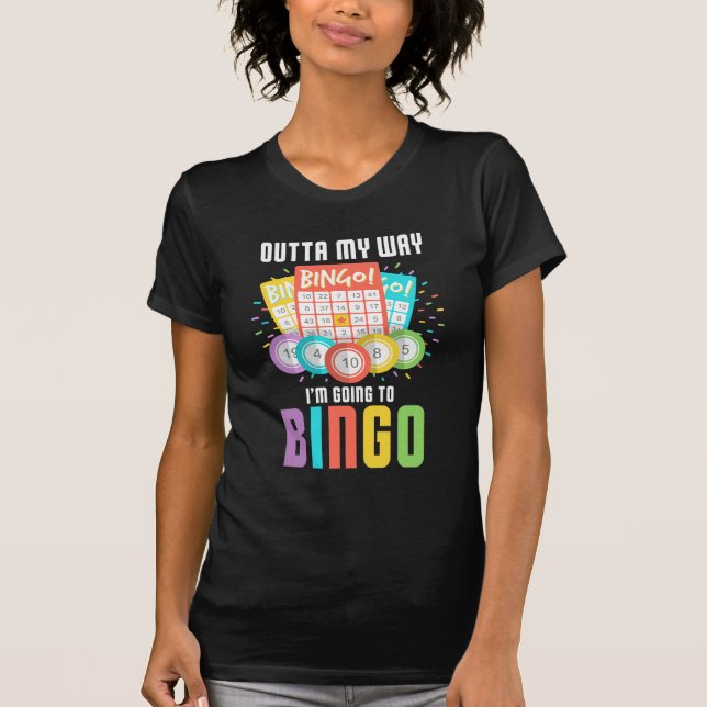 Ich werde Spaß spielen Bingo Player T-Shirt (Vorderseite)