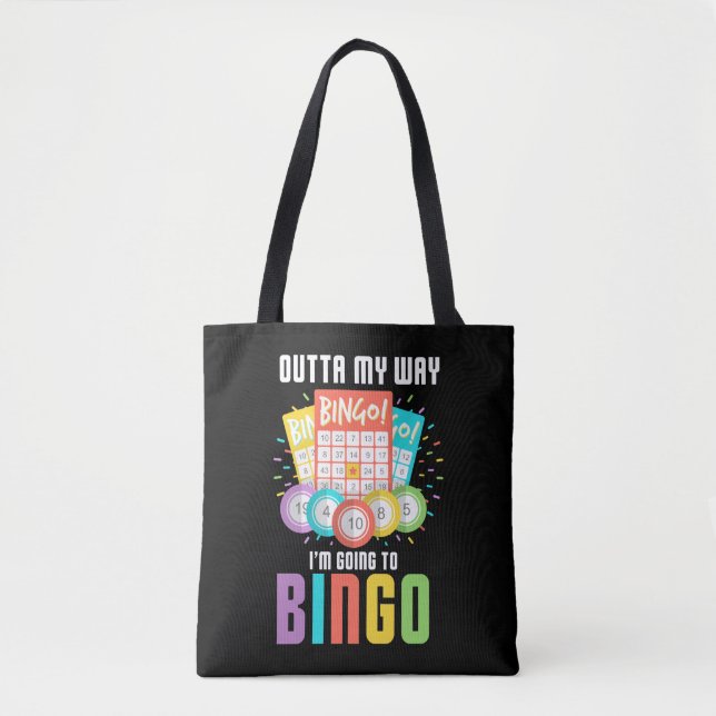 Ich werde Spaß spielen Bingo Player Tasche (Vorderseite)