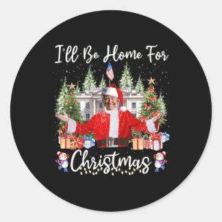 Ich werde Weihnachten Weihnachten Weihnachten Weih Runder Aufkleber