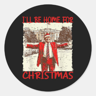 Ich werde Weihnachten Weihnachten Weihnachten Weih Runder Aufkleber
