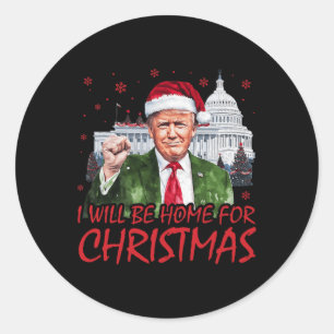 Ich werde Weihnachten Weihnachten Weihnachten Weih Runder Aufkleber