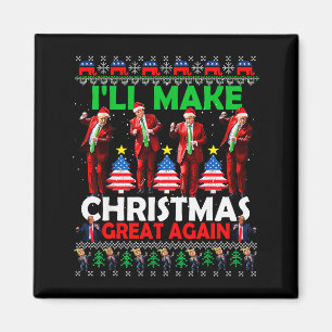 Ich werde Weihnachten wieder großartig machen Sant Magnet