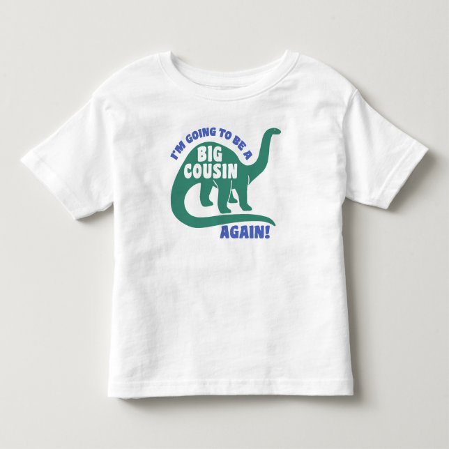 Ich werde wieder ein großer Cousin sein Kleinkind T-shirt (Vorderseite)