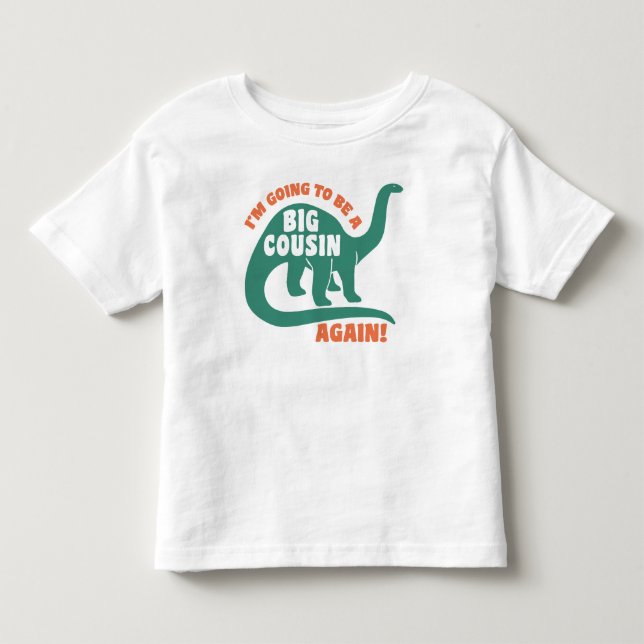 Ich werde wieder ein großer Cousin sein Kleinkind T-shirt (Vorderseite)