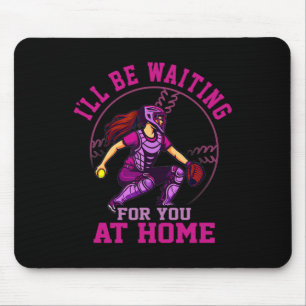 Ich werde zu Hause auf dich warten Softll Catcher Mousepad