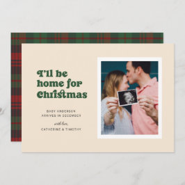 Ich werde zu Weihnachten (grüne) Schwangerschaft Z Ankündigung