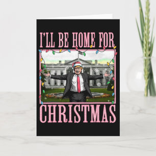 Ich werde zu Weihnachten lustiger Weihnachtsmann T Karte