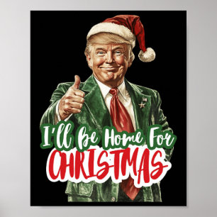 Ich werde zu Weihnachten nach Hause kommen und für Poster