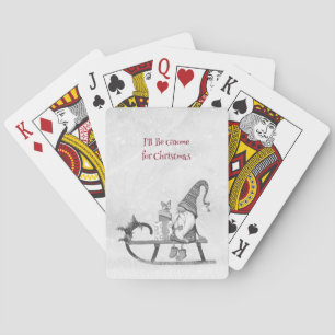 Ich werde zu Weihnachten Weihnachten Weihnachten W Spielkarten