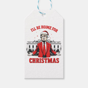Ich werde zu Weihnachten zu Hause sein Trump Sieg Geschenkanhänger