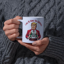 "Ich werde zu Weihnachten Zuhause" Tasse - Feierli