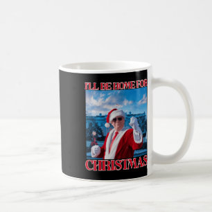 Ich werde Zuhause für Weihnachten Weihnachten Weih Kaffeetasse