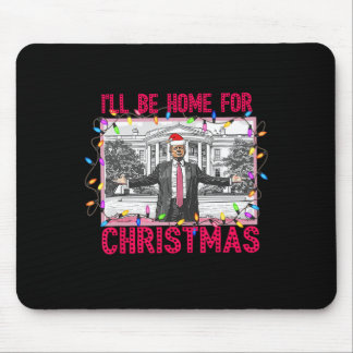Ich werde Zuhause für Weihnachten Weihnachten Weih Mousepad
