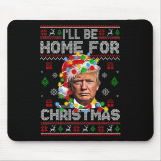 Ich werde Zuhause für Weihnachten Weihnachten Weih Mousepad