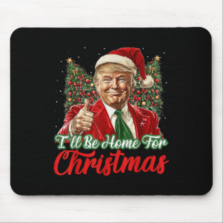 Ich werde Zuhause für Weihnachten Weihnachten Weih Mousepad