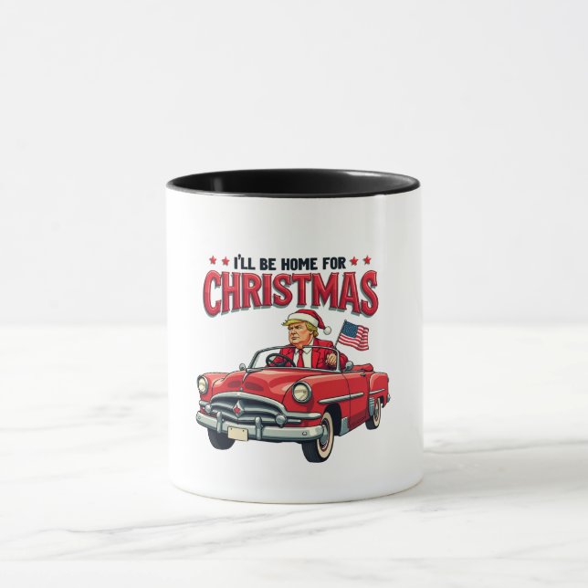Ich werde Zuhause zu Weihnachten Trump gewinnen Wa Tasse (Zentrum)