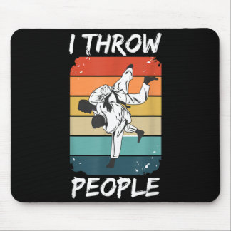Ich werfe Leute Design für einen Jiu Jitsu Trainer Mousepad