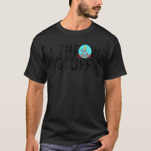 Ich werfe Zeug Wasserballspieler Schwimmsport  T-Shirt