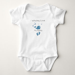 Ich Whaley Liebe mein Daddy Niedlich Funny Baby Strampler