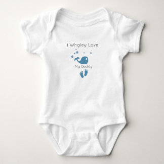 Ich Whaley Liebe mein Daddy Niedlich Funny Baby Strampler