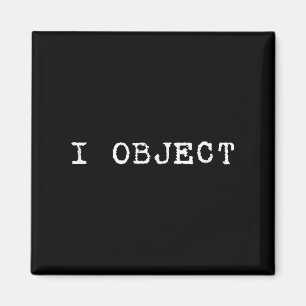 Ich widersetze mich Rechtsanwalt Student Funny Gif Magnet
