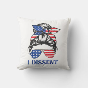 Ich widerspreche, amerikanische Flagge Frauen chao Kissen