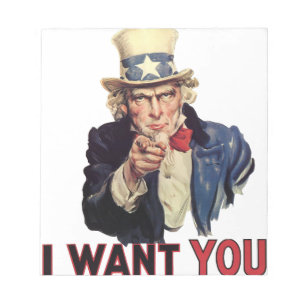 Ich will dich, Amerika US/USA, Traurigkeit Notizblock