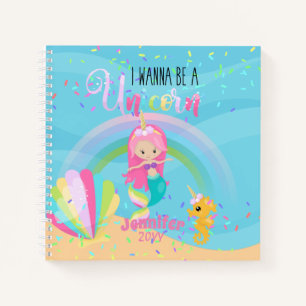 Ich will ein einsames Meerjungfrau sein Prinzessin Notizbuch