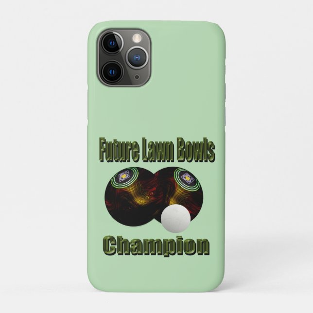 Ich will ein "Rasen Bowls Future Champion" sein. Case-Mate iPhone Hülle (Rückseite)