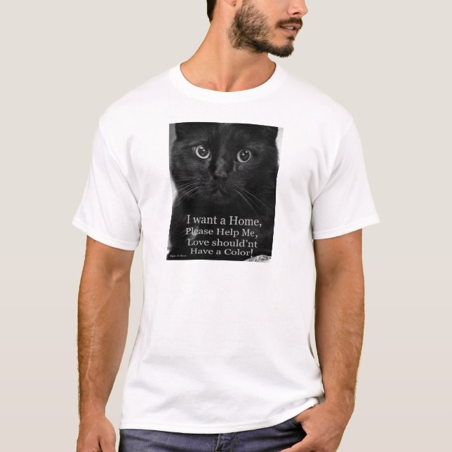 Ich will ein Zuhause T-Shirt (Vorderseite)