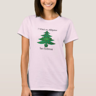 Ich will einen Alligator für Weihnachten T-Shirt