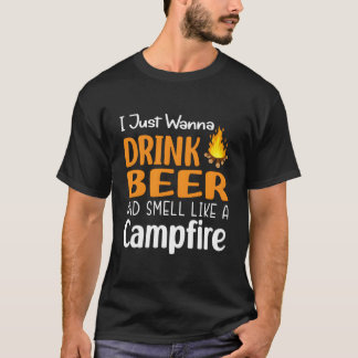 Ich Will Einfach Nur Bier Trinken Und Nach Lagerfe T-Shirt
