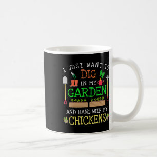 Ich will einfach nur in meinem Garten graben und m Kaffeetasse
