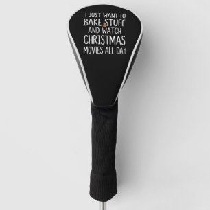 Ich will einfach nur Sachen backen und Weihnachtsf Golf Headcover