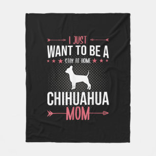 Ich will einfach nur zu Hause bleiben, Chihuahua-H Fleecedecke