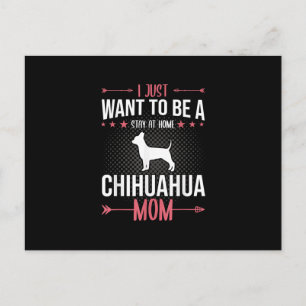 Ich will einfach nur zu Hause bleiben, Chihuahua-H Postkarte